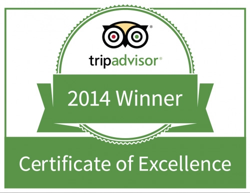 Trip Advisor excellence 2014. for Karijola