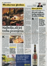 Pizzeria Karijola u Jutarnjem 2011.