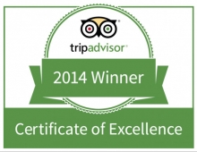 Trip Advisor excellence 2014. for Karijola